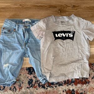 size 7 kids levi’s set